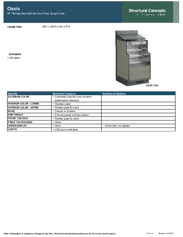 B24R.7981 22134191 Spec