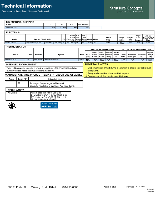 FBR6 S 5 R 8110 TECH