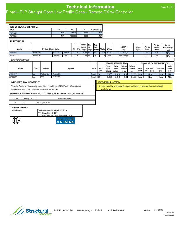 FLPL 6527 TECH