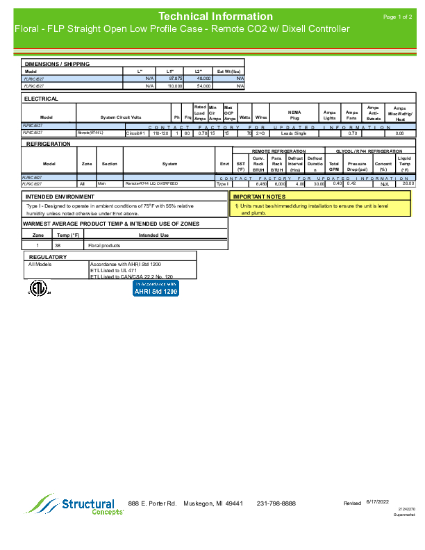 FLPLC 6527 TECH