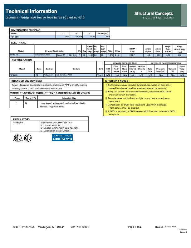 FSP4S-3R 43 D 22142848 Tech