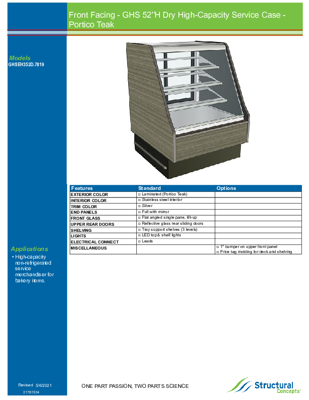 GHSEH352 D 7819 SPEC TECH INFO