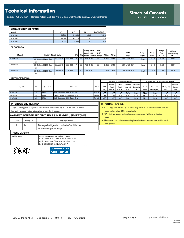 GHSS456R SC CURVED 21929243 Tech