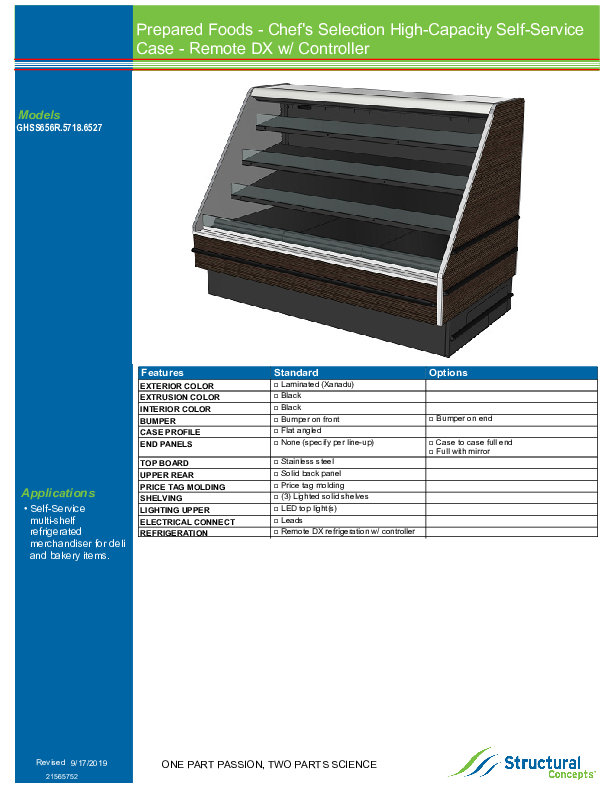 GHSS656 R 5718 6527 SPEC TECH INFO