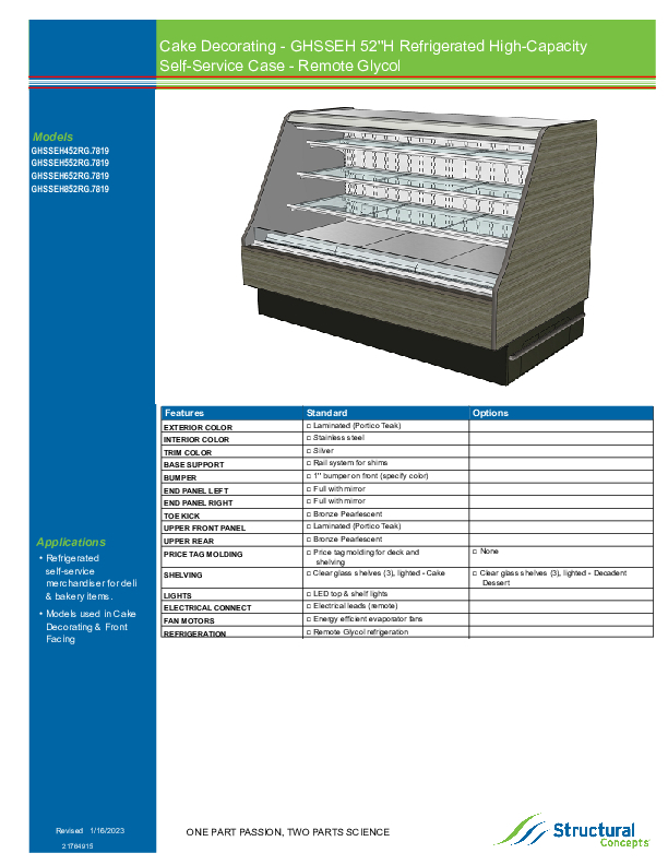 GHSSEHL52 RG 7819 SPEC 1
