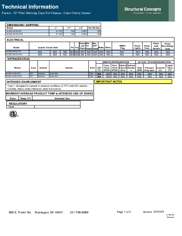 GLDSS1043 D 5741 A TECH 1