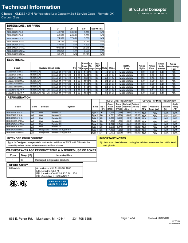 GLDSSL43 R 5741 A TECH