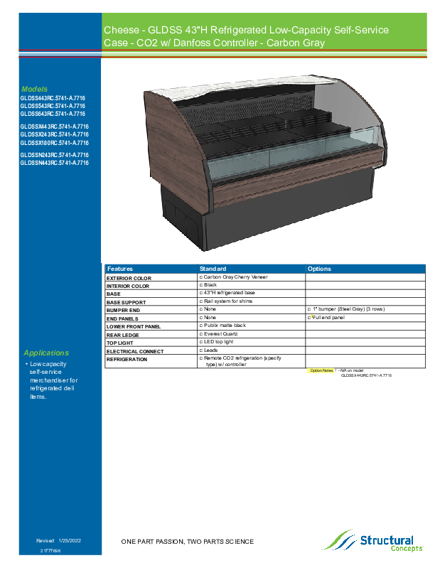 GLDSSL43 RC 5741 A 7716 SPEC