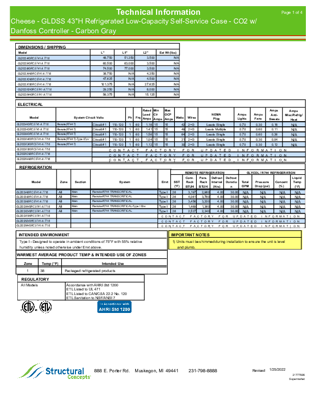 GLDSSL43 RC 5741 A 7716 TECH