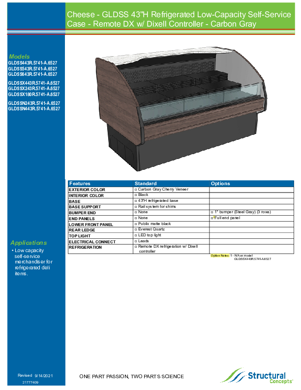GLDSSNL43 R 5741 A 6527 SPEC