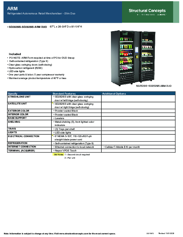SD2826IS SD2826IS ARM Duo 22215872 Spec