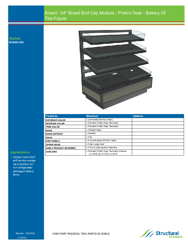 SHS5454 7981 SPEC INFO