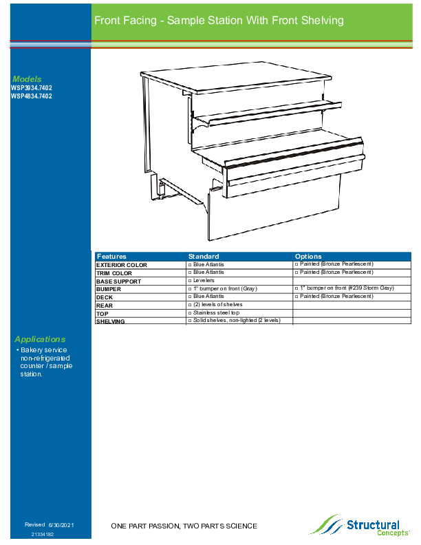 WSPL34 7402 SPEC INFO
