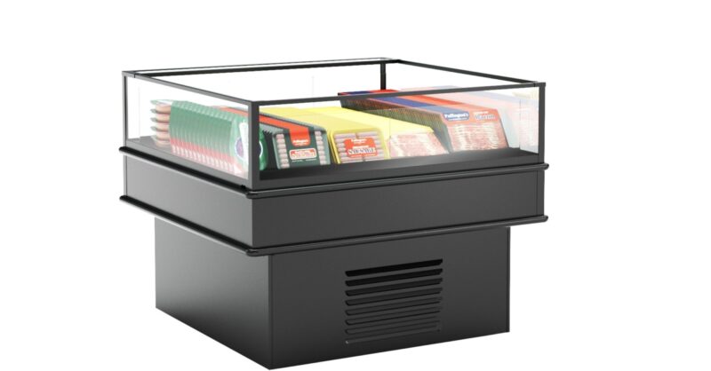 Refrigerated Self-Service Multi-Purpose Island - 4' Case Depth
